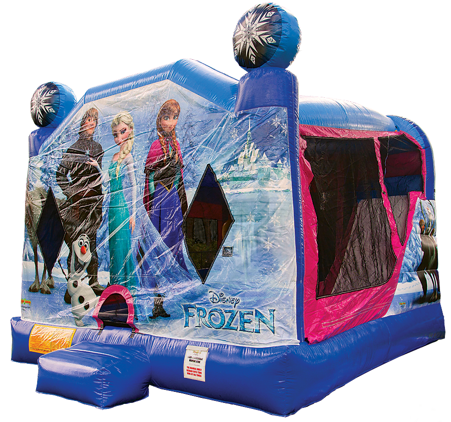 Frozen jumping castle